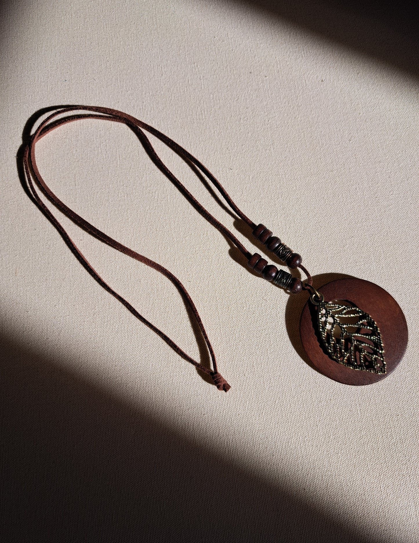 Oak Wooded Necklace